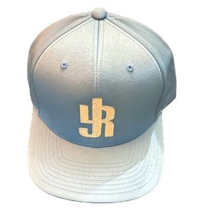 JLR Fashion -N- Arts Snap Back Carolina Blue and White Hat